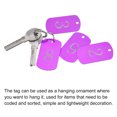 thumbnail image 5 of Aluminum Blank Tags Metal ID Tags Purple for Decoration, Engraving and Stamping, Pack of 25, 5 of 7