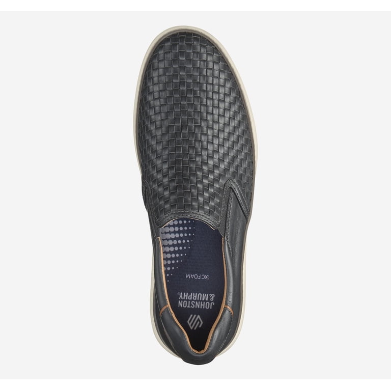 Johnston & Murphy McGuffey 2 Woven Slip-On 25-2995 Black 