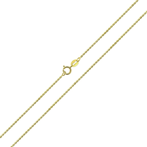 Bling Jewelry Womens Fine 14K Gold Rose Gold Plated Silver Chain Necklace