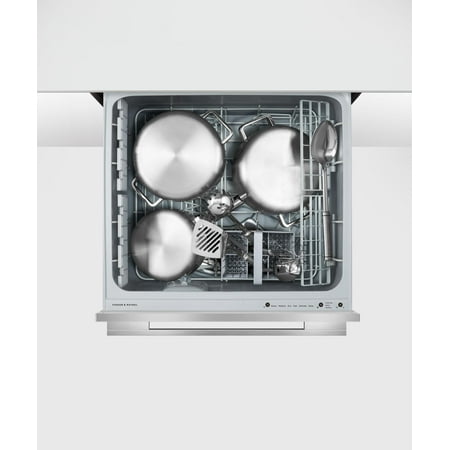 Fisher & Paykel - 24" Front Control Built-In Dishwasher - Custom Panel Ready - Custom Panel Ready