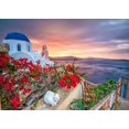 thumbnail image 3 of Póster de la costa de un hermoso paisaje de Santorini, Grecia, arte de pared de viaje, decoración, fotos, impresiones en lienzo, decoración estética de la habitación del hogar, 3 of 5