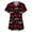 Wine02, variant on Dwralegc Valentines Day Scrub Tops Women Short Sleeve Shirt Love Heart Print V Neck Nursing Oversized Shirts with 2 Pockets Uniform Red 4XL