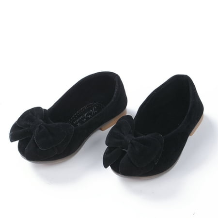 

Amuver Children s Princess Flat Shoes Solid Color Casual Big Mouth Pedal Bow Decoration Fashion Sandals