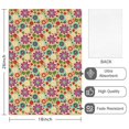 thumbnail image 2 of 4 Pcs Pioneer Flower Floral Print Pattern Funny Kitchen Towels, Microfiber Dish Towels, Kitchen Tea Towels Set 18" X 26", 2 of 6