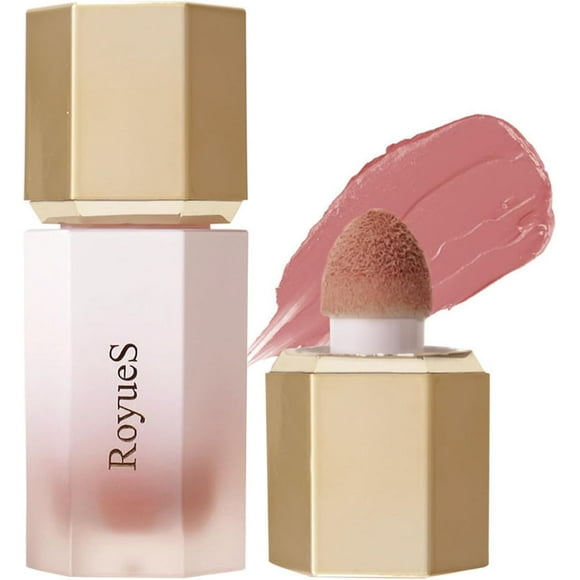 Soft Cream Makeup Liquid for Cheeks Weight Less Long Wearing Smudgeproof Natural Looking Dewy Finish