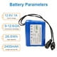thumbnail image 2 of Batería KBT 12V 2400mAh Li-ion con cargador DC5521, 2 of 5