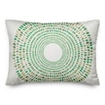 thumbnail image 2 of Creative Products Round Green Dashes 14x20 Indoor / Outdoor Pillow, 2 of 3