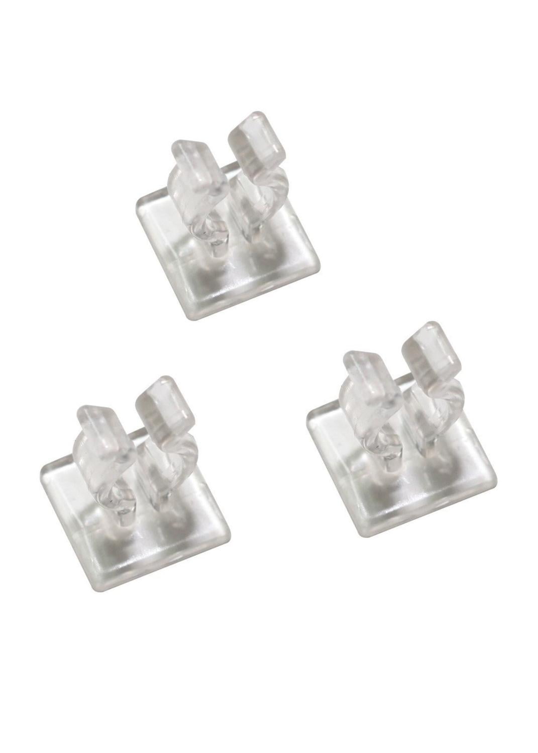 Holiday Time Mini Light Adhesive Clips 25 Ct Clear for sale online 