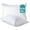 Standard (Pack of 2), variant on Queen Size Pillows Set Of 2 - Fluffy & Supportive Down Alternative With Zippered Cotton Cover Breathable And Cool For All Sleeping Positions Machine Washable 20"x30"