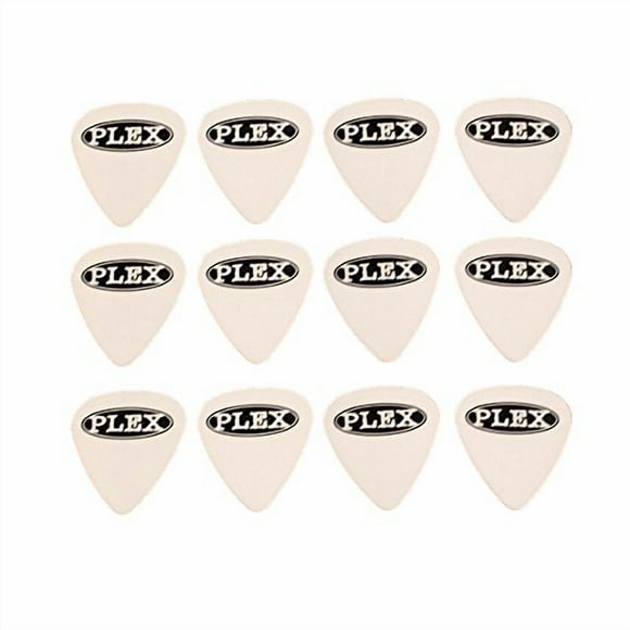 Everly Star Picks 351 Shape Delrin Guitar Picks .73mm 12 Pack Plex White