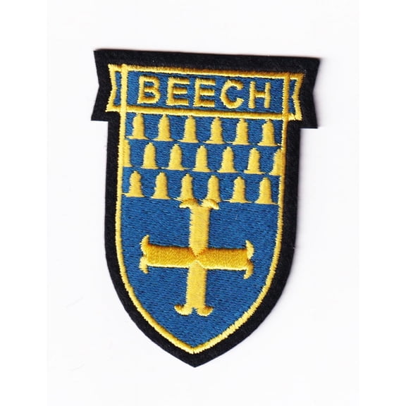 Beechcraft® Blue Shield Patch, 3 in, Embroidered, Hook and Loop
