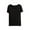 Black, variant on ZyeKqe Womens Pajamas Tops Short Sleeve Shirts Crewneck Sleep T Shirts Casual Comfy Homewear