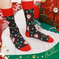 thumbnail image 6 of Fun Christmas Socks for Men - Funny Xmas Gifts for Men and Women Novelty Cozy Unisex Crew Cotton Sock Set, 6 of 10