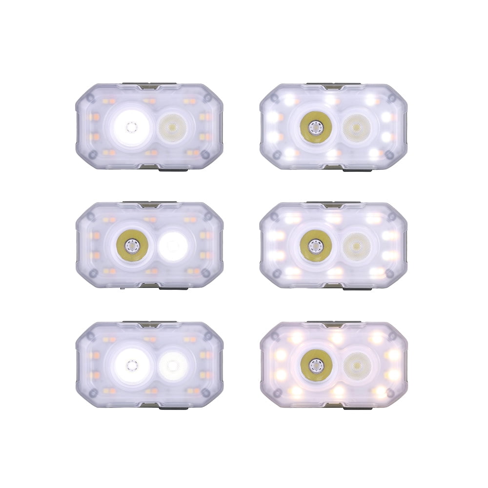 Claymore Heady+ (Khaki) - Rechargeable LED Headlamp Flashlight, Lightweight for Camping, Running, Hiking, Emergency & Industrial Use. Waterproof, USB-C Charging, Up to 70 Hours Battery Life.