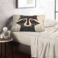 thumbnail image 6 of Pofeuu Retro Raccoon Graphic Print Print Polyester Microfiber Plush Pillowcases, Super Soft and Cozy Pillow Case Covers with Envelop Closure（Pillow core not included）-16"x24", 6 of 6