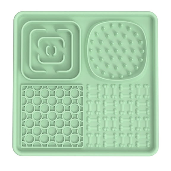 AFQH Pet Placemat Pet Licking Mat,Slow Feeding Mat - with Non-slip Suction Cup