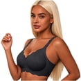 thumbnail image 4 of Yutgune Lace Bra Floral Wireless Triangle Women's Bras Ventilated Comfort Night Out Womens Bras, 4 of 5