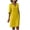 Z40Yellow, variant on Boho Dresses for Women V-Neck 3/4 Sleeve Linen Shift Dress Loose Knee Length Casual Summer Tunic Dress Red 2XL