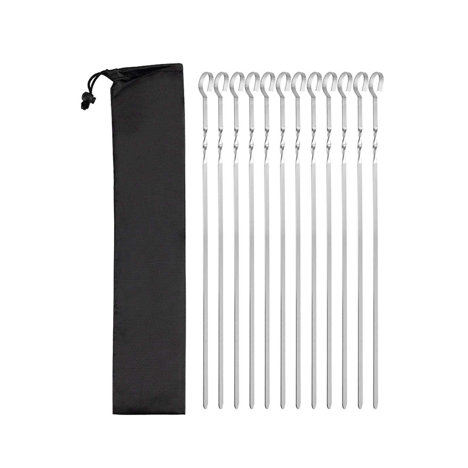 Choice 10 Stainless Steel Round Skewer - 12/Case