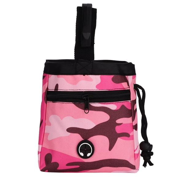 Pet Training Bag, Multi-Purpose Dog Training Bag Dog Training Pouch Dog Treat Pouch, For Pet Training For Outdoor Walking  Camo