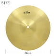 thumbnail image 2 of OULII Cymbale Crash Tambour Doré avec Finition Soignée Cymbale en Métal Durable pour Ensembles de Tambours, 2 of 7