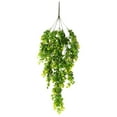 thumbnail image 5 of Artificial Plant Hanging Eucalyptus Leaf Fake Outdoor Faux Plastic Greenery for Wall House Room Patio Indoor Home Shelf Office Decor (Yellow), 5 of 6