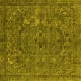 thumbnail image 1 of Ahgly Company Indoor Square Oriental Yellow Industrial Area Rugs, 8' Square, 1 of 4