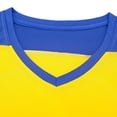 thumbnail image 5 of XINXIAOO Kids Sports Shorts Set Yellow Boys Girls Basketball Outfit 2pc Breathable Lightweight Tracksuit Tank Top Track Shorts For Practice and Competition 4T, 5 of 9
