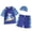 AB80 Sky Blue, variant on Bainana Toddler Swimwear For Boys Shark Print Short Sleeve Crew Neck Swim Shirts And Trunks Bathing Suit Kids Summer Comfort Pool Swim Wear White Size 7-8 Years