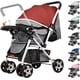 thumbnail image 1 of Carriola Infantil De Lujo Con Toldo De Viaje Compacta Y Ligera Carriola Para Bebe Con Jugetes Tela Transpirable Carrito Para Bebe Con Mango Ergonomico Carreola Ultra Ligera Y Comoda (Roja), 1 of 8