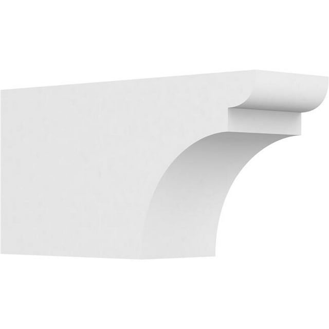 Ekena Millwork RFTP05X08X16YOR 8 x 5 x 16 in. Standard Yorktown Architectural Grade PVC Rafter Tail