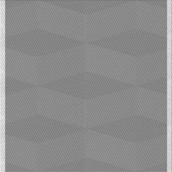 Ahgly Company Indoor Square Patterned Sonic Silver Gray Area Rugs, 6' Square