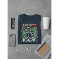 thumbnail image 3 of Krampus Creepy Santa Christmas Men's T-shirt, 3 of 4