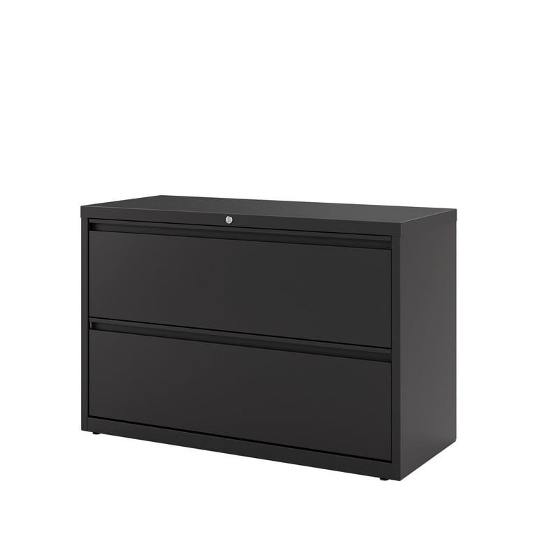 PILKINGTON 2段式カート 黒 Hirsh 42-in Wide HL8000 Series Metal 2 Drawer Lateral File Cabinet