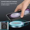 thumbnail image 3 of Dteck for Samsung Galaxy Z Flip 6 Case with Powerful Magnet, Solid Color PC Hard Protective Z Flip 6 Case Compatible with MagSafe Wireless Charger Anti-Scratch Shockproof Phone Case for Galaxy Z Black, 3 of 7