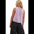 thumbnail image 2 of Blusas de Verano Bohemias con Lazo Frontal para Mujer, Blusas Playeras de Encaje con Botones, Sin Mangas, de de , Y2k 2025, Color , Talla S, 2 of 5