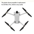 thumbnail image 3 of relayinert Pack of 8 Drone Propeller Double Sided Props Aircraft Parts with Screw Screwdriver Accessories Replacement for Mini 3 Pro Black Silver 1Set, 3 of 6