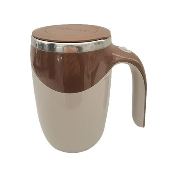 FNYOXU Shaker Bottle 12.85oz, Automatic Magnetic Stirring Coffee Mug, Rotating Home Office Travel Mixing Cup Funny Electric Stainless Steel Self Mixing Coffee Tumbler