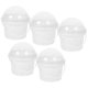 thumbnail image 4 of Popcorn Holder Plastic Popcorn Containers Reusable Home Diy Cinema Retail Stores Food Grade Buckets With Lids 5Set, 4 of 5