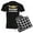 With Checker Pant, variant on CafePress - Trumpet Gift (Funny) Men's Dark Pajamas - Men's Dark Loose Fit Cotton Pajama Set