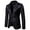 Black, variant on Babysbule Mens Jackets Men's Autumn And Winter Fashion Personality Solid Color Casual Suit Jacket