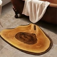 thumbnail image 4 of Granjero Gordo Alfombrilla de baño antideslizante de felpa mullida, accesorio de decoración para baño de 15 x 23 pulgadas (estilo F), 4 of 4