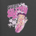 thumbnail image 5 of Wild Bobby Shore Surfer Betty Boop Betty Boop Womens T-Shirt, Charcoal, Large, 5 of 5