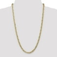 thumbnail image 2 of 14K Yellow Gold 5.25mm Concave Anchor Chain Anklet 9 Inch, 2 of 6