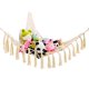 thumbnail image 1 of Bolsa de malla de almacenamiento de hamaca de juguete de peluche para soporte de red colgante triangular, estilo 3,11 Feliz Sencillez, 1 of 5