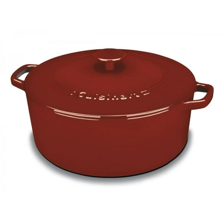Cuisinart Chef'S Classic Enameled Cast Iron 7 Qt. Round Covered Casserole-Cardinal