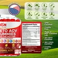 thumbnail image 5 of Nutri Nation Keto ACV Gummies, 1000mg, 3 Ketone Salts, 60 Count, 9-in-1 Supplement, 5 of 8