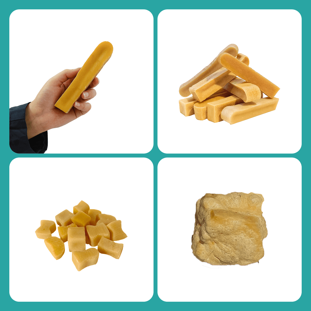 PetYupp Himalayan Yak Cheese Dog Chew Treats Medium Breed 4 Count