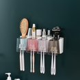thumbnail image 2 of Toothbrush Holder, Toothbrush Holder Wall Mounted, Large Capacity Toothbrush Holder For Bathroom, 2 of 2