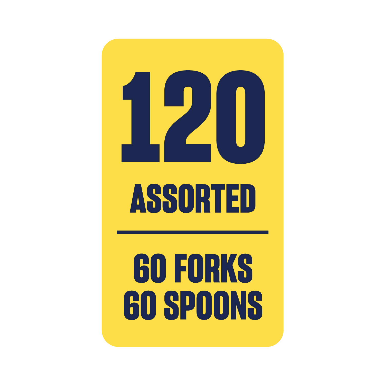 Great Value Clear Plastic Fork and Spoon Combo, 120 Count photo 5